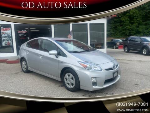 2011 Toyota Prius for sale at OD AUTO SALES in Pownal VT