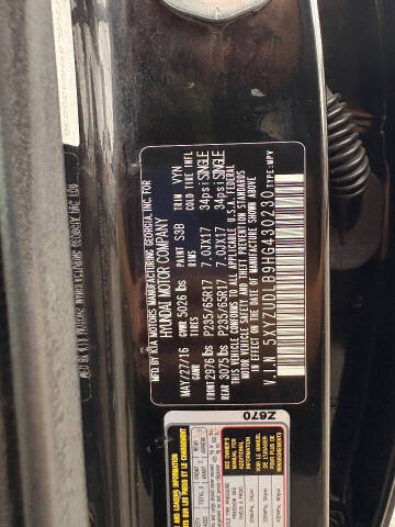 2017 Hyundai Santa Fe Sport 2.4L