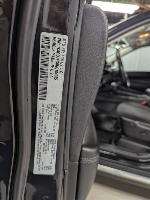 2022 Dodge Durango Pursuit