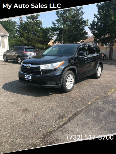 2016 Toyota Highlander for sale at My Auto Sales LLC in Lakewood NJ