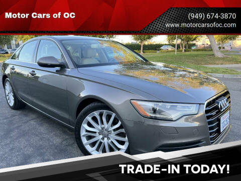 2014 Audi A6 for sale at Motor Cars of OC in Costa Mesa CA