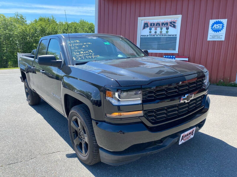 2018 Chevrolet Silverado 1500 for sale at Adams Automotive in Hermon ME