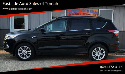 2018 Ford Escape for sale at Eastside Auto Sales of Tomah in Tomah WI