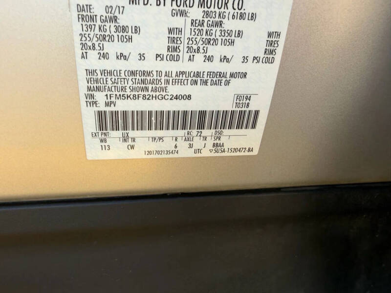 2017 Ford Explorer Limited