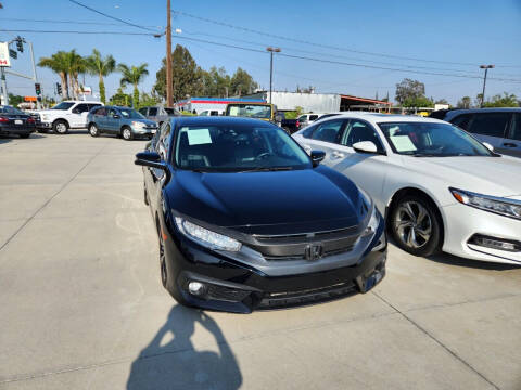 2017 Honda Civic for sale at E and M Auto Sales in Bloomington CA