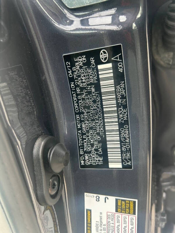 2012 Toyota Prius Three