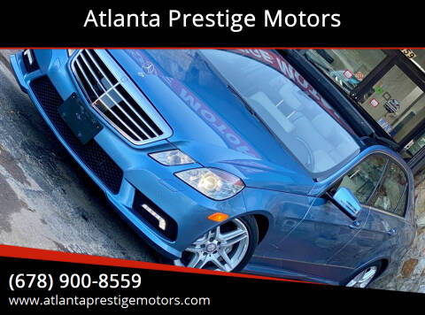 2011 Mercedes-Benz E-Class for sale at Atlanta Prestige Motors in Decatur GA