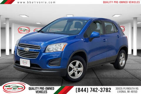 2015 Chevrolet Trax for sale at Best Bet Auto in Livonia MI