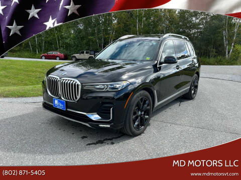 2020 BMW X7 for sale at MD Motors LLC in Williston VT