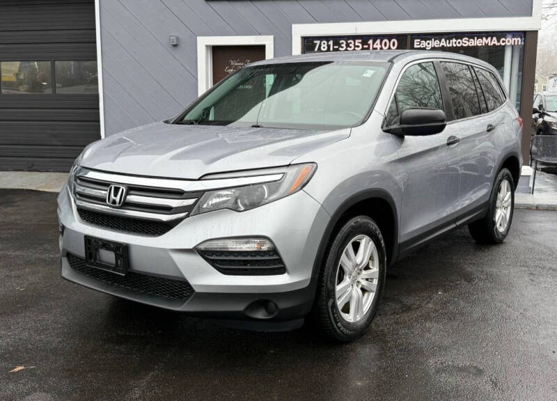 Used 2016 Honda Pilot LX with VIN 5FNYF6H12GB058690 for sale in Holbrook, MA