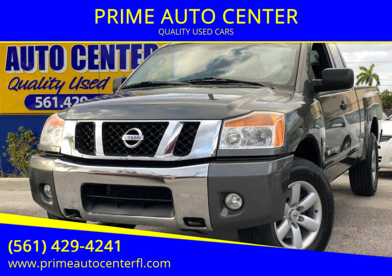 2010 Nissan Titan for sale at PRIME AUTO CENTER in Palm Springs FL