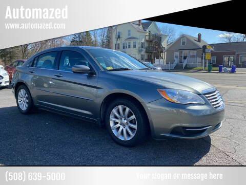 2013 Chrysler 200 for sale at Automazed in Attleboro MA