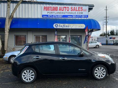 2013 Nissan LEAF for sale at PORTLAND AUTO SALES LLC. in Portland OR