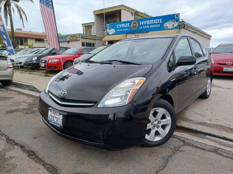 2008 Toyota Prius for sale at Cyrus Auto Sales in San Diego CA
