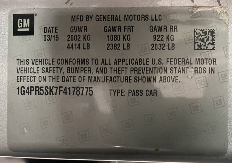 2015 Buick Verano Convenience Group