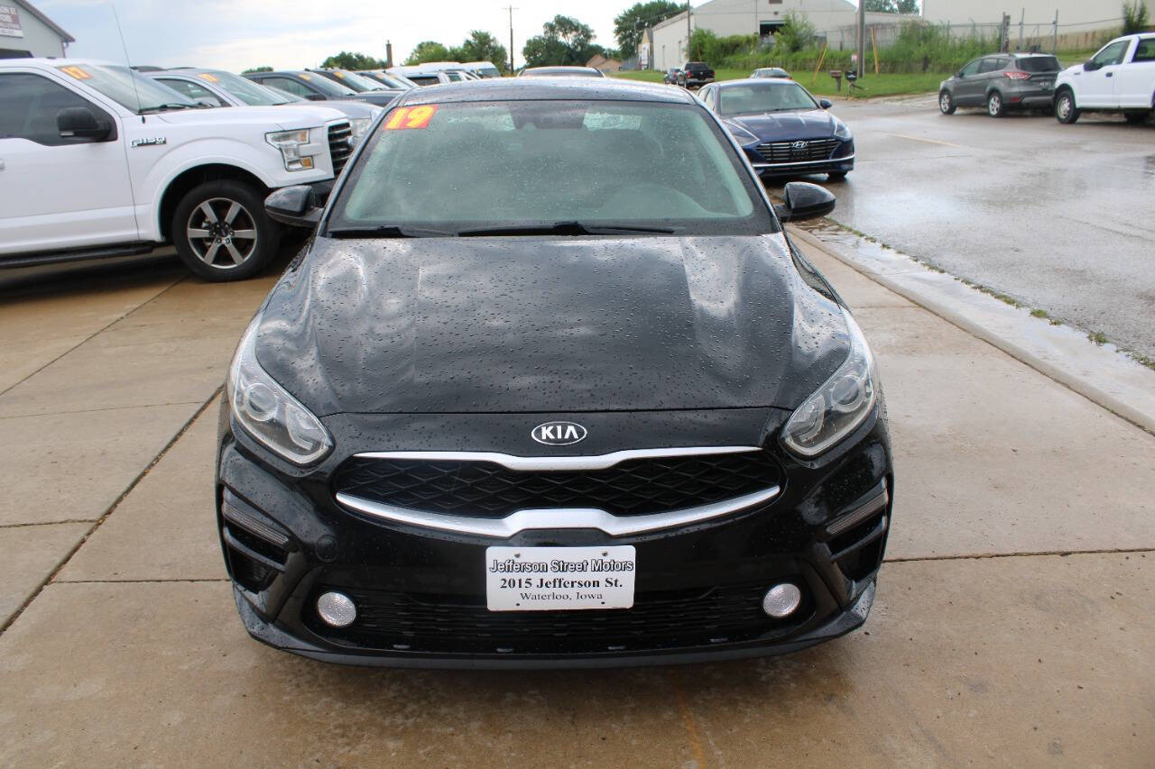 Black 2019 Kia Forte FE FE 4dr Sedan CVT 2