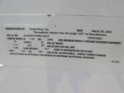 2024 Forest River PALOMINO H
