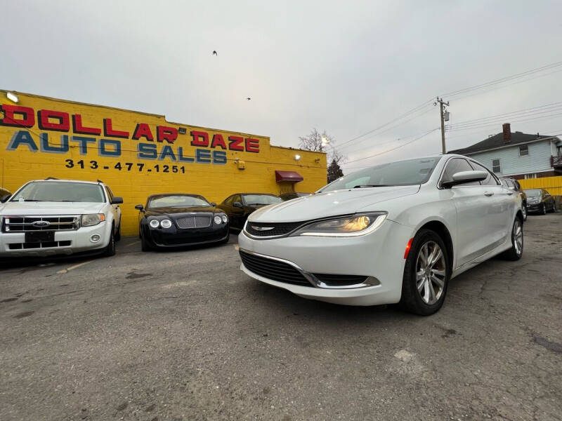 2015 Chrysler 200 for sale at Dollar Daze Auto Sales Inc in Detroit MI