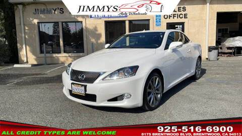 2015 Lexus IS 250C for sale at JIMMY'S AUTO WHOLESALE in Brentwood CA