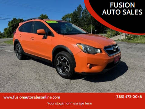 2013 Subaru XV Crosstrek for sale at FUSION AUTO SALES in Spencerport NY