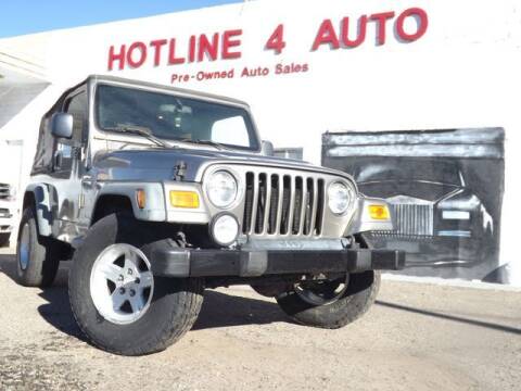 2004 Jeep Wrangler for sale at Hotline 4 Auto in Tucson AZ