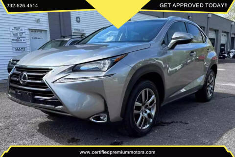 2015 Lexus NX 200t for sale at Certified Premium Motors in Lakewood NJ