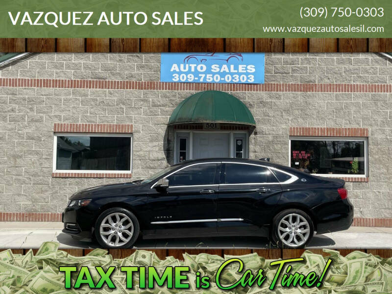 2019 Chevrolet Impala for sale at VAZQUEZ AUTO SALES in Bloomington IL