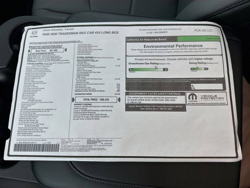 2026 RAM 3500 Tradesman