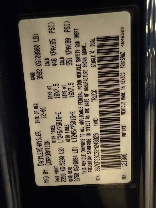 2002 Dodge Ram 2500 ST