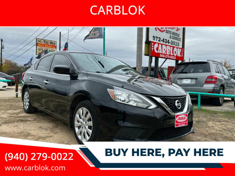 2016 Nissan Sentra for sale at CARBLOK in Lewisville TX