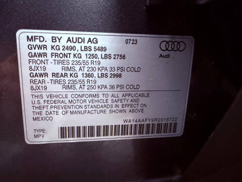 2024 Audi Q5 Sportback quattro S line Premium 45 TFSI