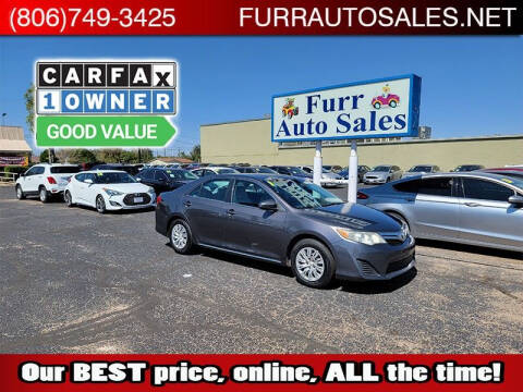 2014 Toyota Camry for sale at FURR AUTO SALES in Lubbock TX