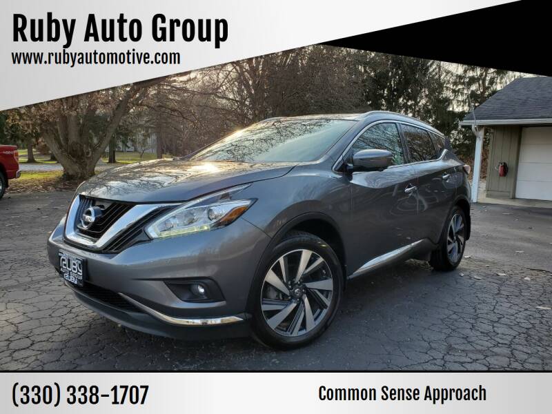 2017 Nissan Murano for sale at Ruby Auto Group in Hudson OH