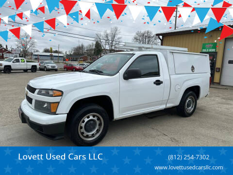 2012 Chevrolet Colorado for sale at Lovett Used Cars LLC in Washington IN