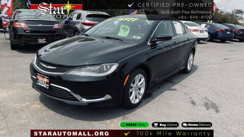 2015 Chrysler 200 for sale at STAR AUTO MALL 512 in Bethlehem PA