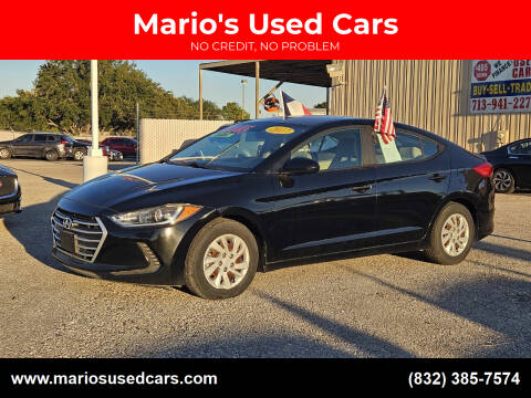 2017 Hyundai Elantra for sale at Mario's Used Cars in Houston TX