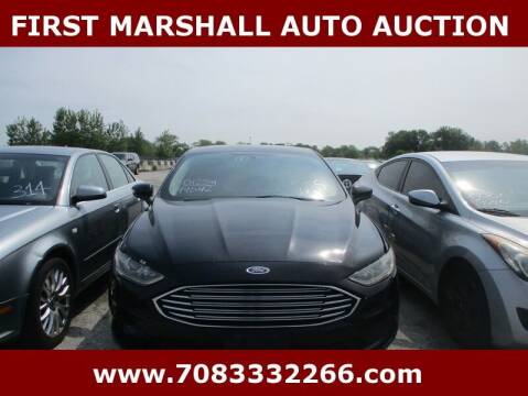 2017 Ford Fusion for sale at First Marshall Auto Auction in Harvey IL