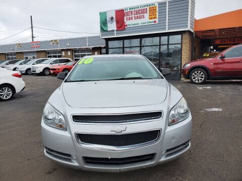 2010 Chevrolet Malibu for sale at North Chicago Car Sales Inc in Waukegan IL