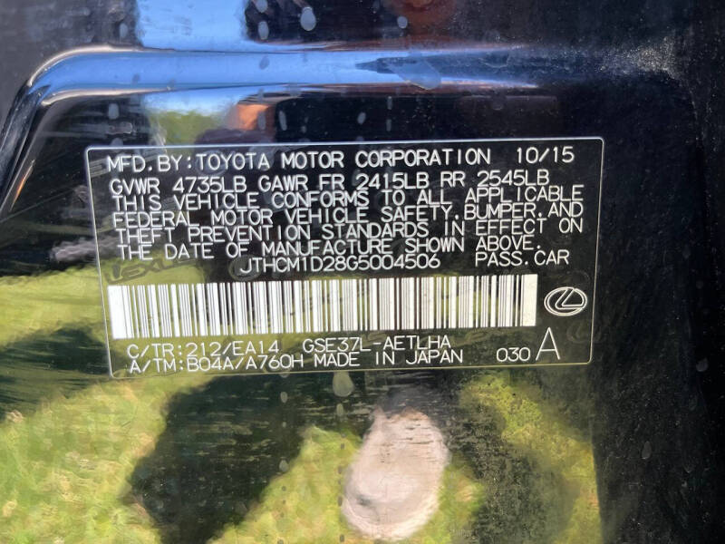 2016 Lexus IS 300