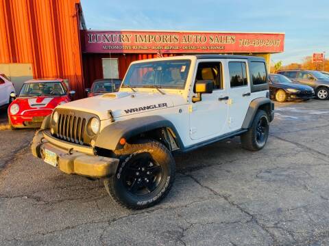 2016 Jeep Wrangler Unlimited for sale at LUXURY IMPORTS AUTO SALES INC in North Branch MN