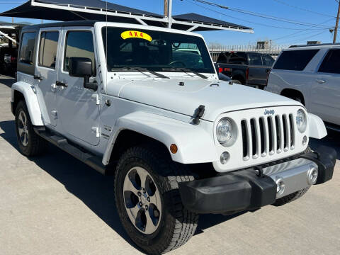 2017 Jeep Wrangler Unlimited for sale at Hugo Motors INC in El Paso TX