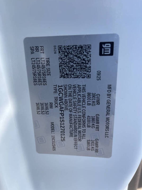 2025 Chevrolet Express 2500