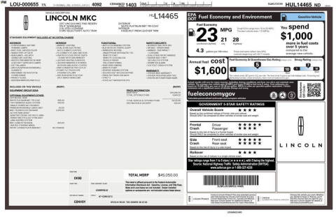 2017 Lincoln MKC Reserve