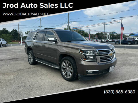 2015 Chevrolet Tahoe for sale at Jrod Auto Sales LLC in Seguin TX