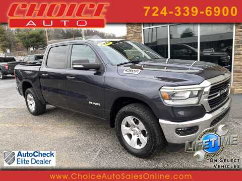 2021 RAM 1500 for sale at CHOICE AUTO SALES in Murrysville PA