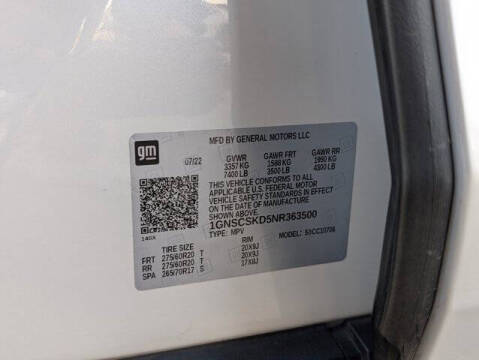 2022 Chevrolet Tahoe Premier