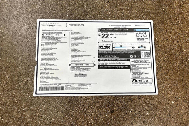 2026 Chrysler Pacifica Select