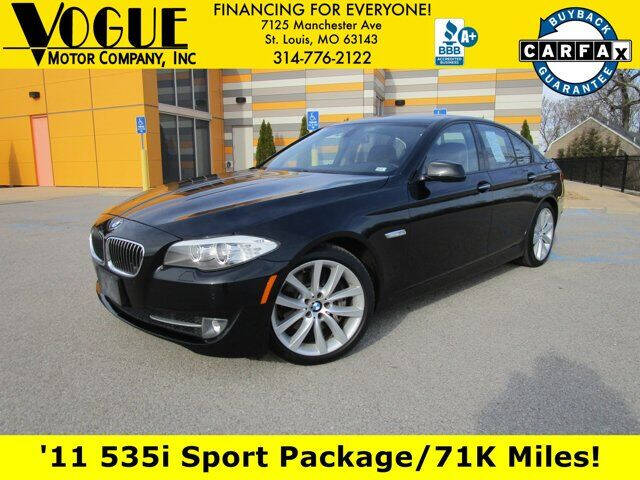 2011 BMW 5 Series for sale at Vogue Motor Company Inc in Saint Louis MO