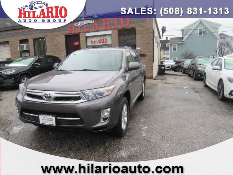 2013 Toyota Highlander Hybrid for sale at Hilario's Auto Sales in Worcester MA