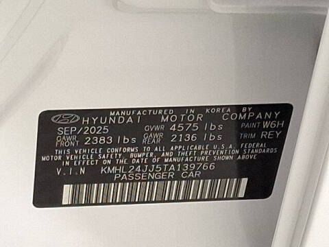 2026 Hyundai Sonata Hybrid Blue